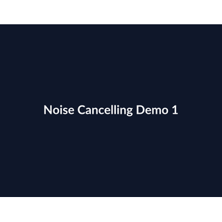 Noise Cancelling Demo 014