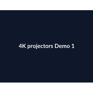 4K projectors Demo 022