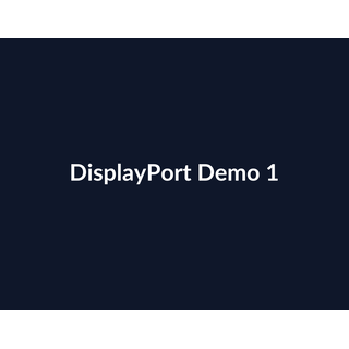 DisplayPort Demo 017