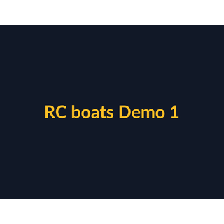 RC boats Demo 112
