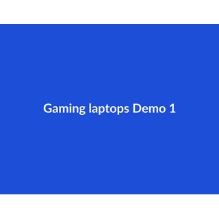 Gaming laptops Demo 027