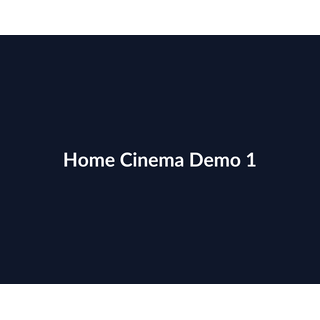 Home Cinema Demo 008