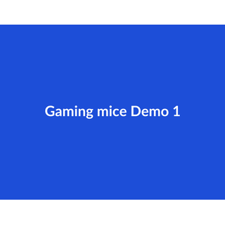 Gaming mice Demo 043