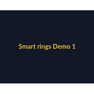 Smart rings Demo 118