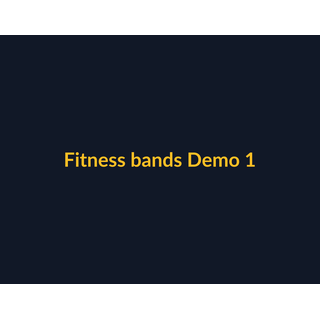Fitness bands Demo 117