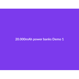 20.000mAh power banks Demo 067