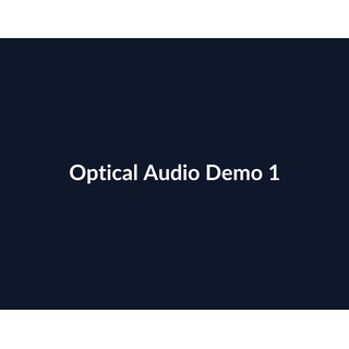 Optical Audio Demo 018