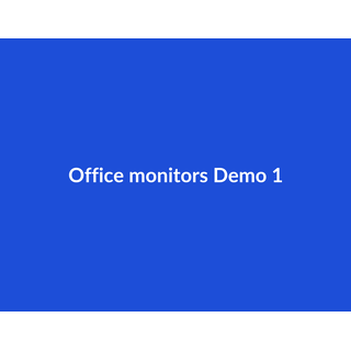 Office monitors Demo 037