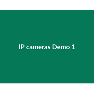 IP cameras Demo 086