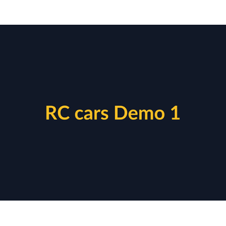 RC cars Demo 111