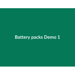 Battery packs Demo 100