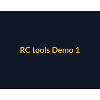 RC tools Demo 115