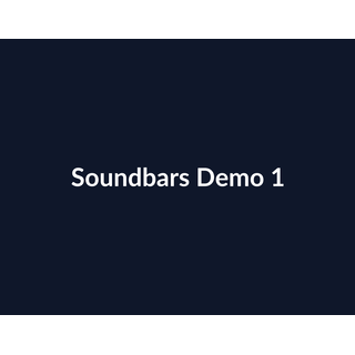 Soundbars Demo 006