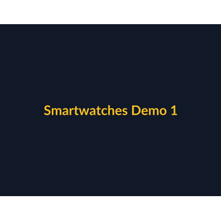 Smartwatches Demo 116