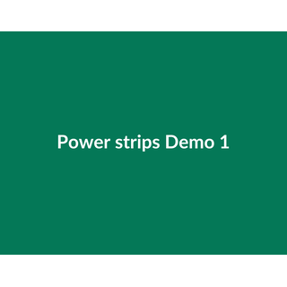 Power strips Demo 099