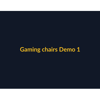 Gaming chairs Demo 106
